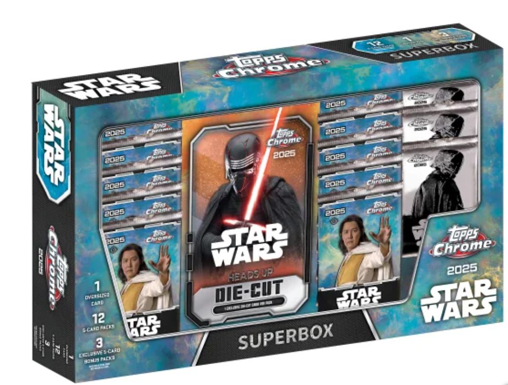 2025 Topps CHROME Star Wars Collection Box