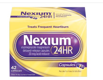 Nexium 24-Hour Acid Reducer Capsules, 42 CT-Retail-$ 26.99