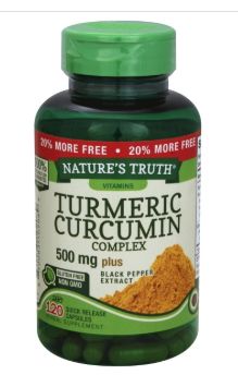 Nature&#39;s Truth, Turmeric Curcumin Complex Plus Black Pepper Extract, 120 Quick Release Capsules-Retail-$ 16.99