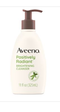 Aveeno Positively Radiant Brightening Facial Cleanser, 11 OZ-Retail-$ 13.49
