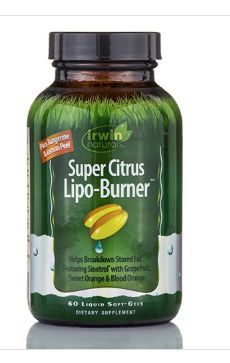 Irwin Naturals Super Citrus Lipo-Burner Plus BioPerine Softgels, 60 CT-Retail-$ 16.99