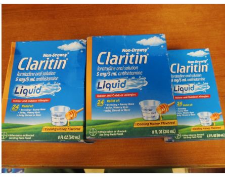 Claritin 24HR Non Drowsy Liquid Allergy Syrup, Cooling Honey, 8 OZ-Retail-$ 21.99