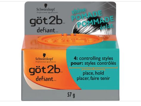 Got2b Defiant Shine Pomade, 2 Oz-Retail-$ 8.99