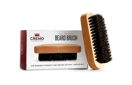 Cremo Beard Brush, 100% Natural Boar Bristle-Retail-$ 12.99