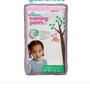 Rite Aid Tugaboos Training Pants Girls, XL/4T-5T - 19 Ct-Retail-$ 7.99