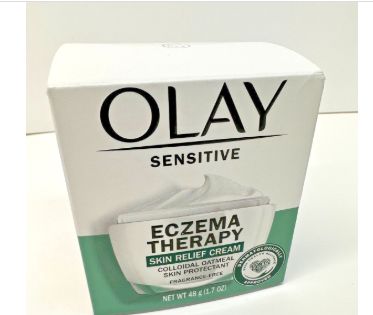 Olay Sensitive Eczema Therapy Face Moisturizer, Fragrance-Free, 1.7 Fl Oz-Retail-$ 34.99