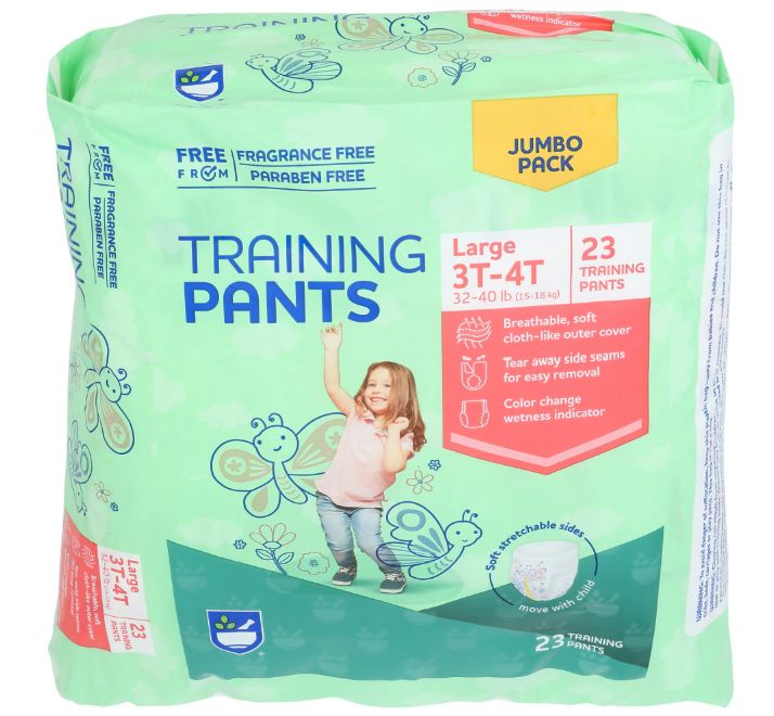 Rite Aid Girl Training Pants - Large, 3T-4T, 23ct, Retail $10.49