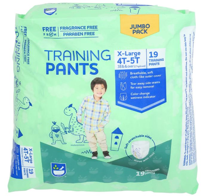 Rite Aid Training Pants Boy X-Large 4T-5T - 19 Ct, Retail $10.49