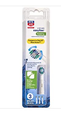 Rite Aid Oral Care Easyflex Replacement Brush Heads - 3 Ct-Retail-$ 15.99