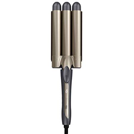 Conair - InfinitiPRO Tourmaline Ceramic Triple Barrel Waver - Gray