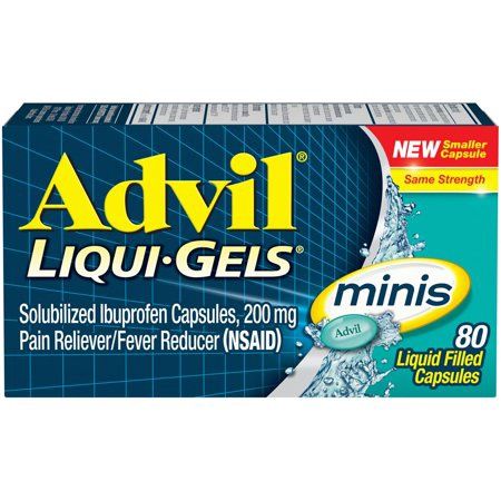 Advil Pain Reliever and Fever Reducer Liqui-Gel Minis, 80 CT