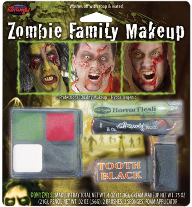 FW9475Z Zombie Family Makeup Kit