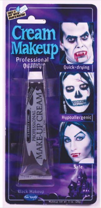 Fun World Professional Black Cream Makeup - Retail $13.23