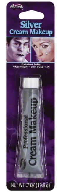 Fun World - Silver Cream Makeup - Retail $6.93
