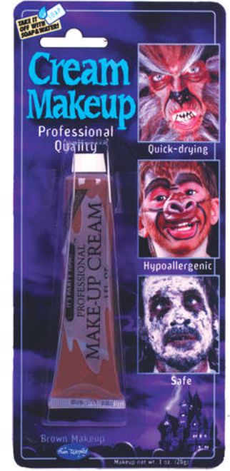 Fun World Brown Professional Cream Makeup - Retail $12.95