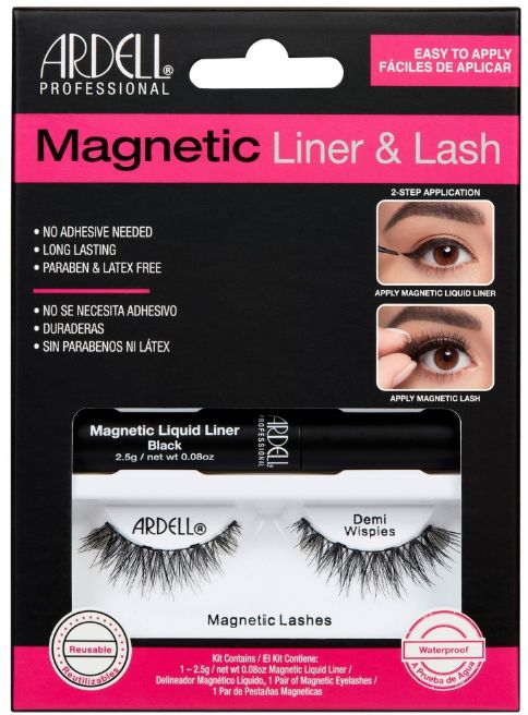 Ardell Magnetic Liner &amp; Lash Magnetic Lashes for Lashes Type Demi Wispies - Retail $16.79