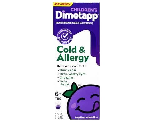 Children&#39;s Dimetapp Cold &amp; Allergy, 4 OZ - Retail $9.69