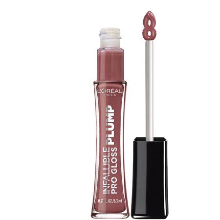 L&#39;Oreal Paris Infallible Pro Gloss Plump Lip Gloss with Hyaluronic Acid - Radiant Mauve, 0.21 Fl Oz - Retail $8.99
