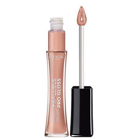 L&#39;Oreal Paris Infallible 8 Hour Pro Lip Gloss, Hydrating Finish, Nude Petal - Retail $8.99