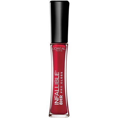 L&#39;Oreal Paris Infallible 8HR Never Fail Lip Gloss, 320 Red Fatale - Retail $8.99