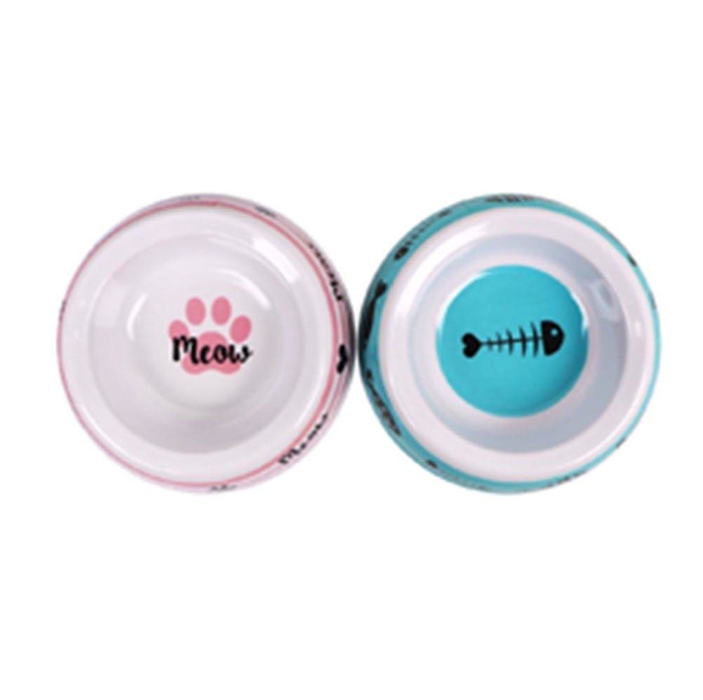 Bow Wow Cat Melamine Bowl, Assorted Designs - 1 Ct - Retail $2.00