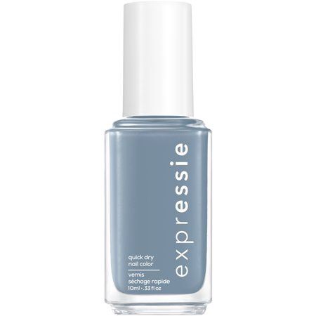 Essie Expressie Quick-Dry Nail Polish, Vegan,slate Blue, 0.33 Fl, Retail $8.99