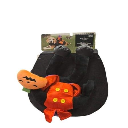 Headless Horseman Pet Costume Size Medium 10x9in - Retail $13.99