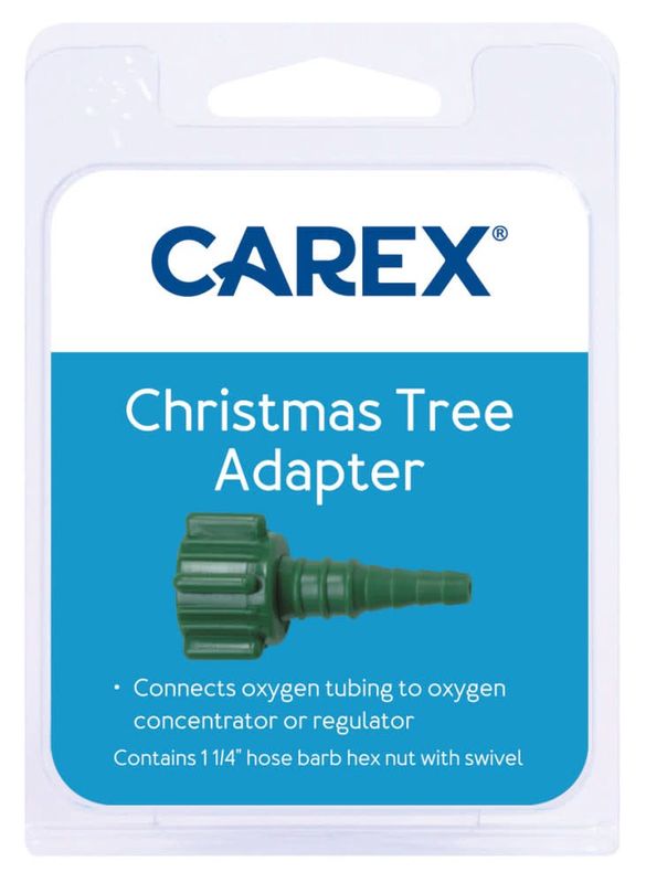 Carex Oxygen Christmas Tree Adapter - Retail $2.49