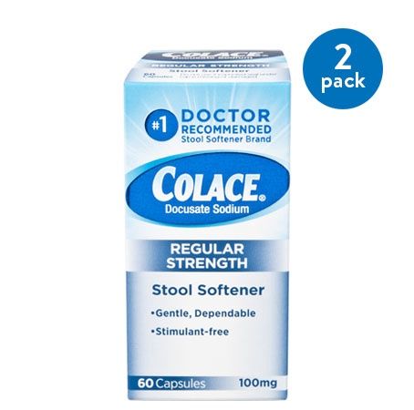 Colace Laxatives Digestive Capsules - 60ct - Retail $19.99