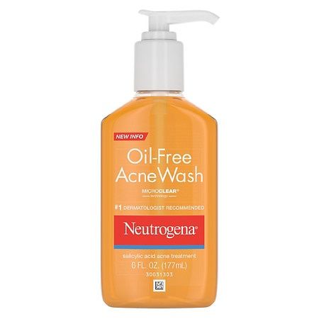 Neutrogena Oil-Free Acne Fighting Facial Cleanser, 2% Salicylic Acid Acne Treatment, Daily Oil-Free Acne Face Wash for Acne-Prone Skin with Salicylic - Retail $5.99