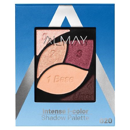 Almay Intense I-Color Enhancing Eyeshadow Palette - Retail $13.49, COLOR: 020 Blue Eyes