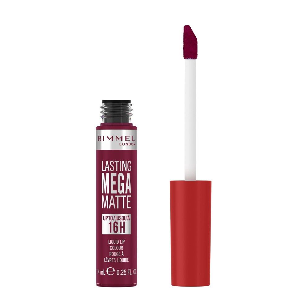 Rimmel London Lasting Mega Matte Liquid Lipstick Hydrating Formula - Rock Me Purple, Retail $6.99