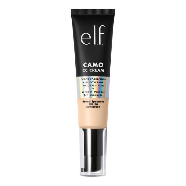 E.l.f. Cosmetics Camo CC Cream - Vegan and Cruelty-Free Makeup - Retail $15.00, COLOR: Fair 100 W