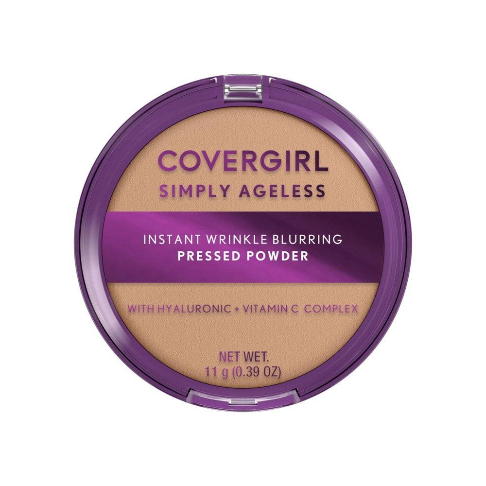 CoverGirl Simply Ageless Instant Wrinkle Blurring Pressed Powder, Buff Beige, Retail $12.99