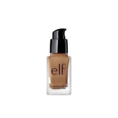 E.l.f. Cosmetics Flawless Satin Foundation in Honey (Previously Caramel) - Vegan and Cruelty-Free Makeup - Retail $10.10
