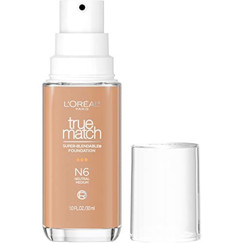 L&#39;Oreal Paris True Match Super-Blendable Foundation Medium Coverage, Retail $14.79, COLOR: N6