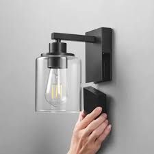 Globe Electric Rechargeable Glass Wall Sconce, 2-pack - RETAIL - $29.99