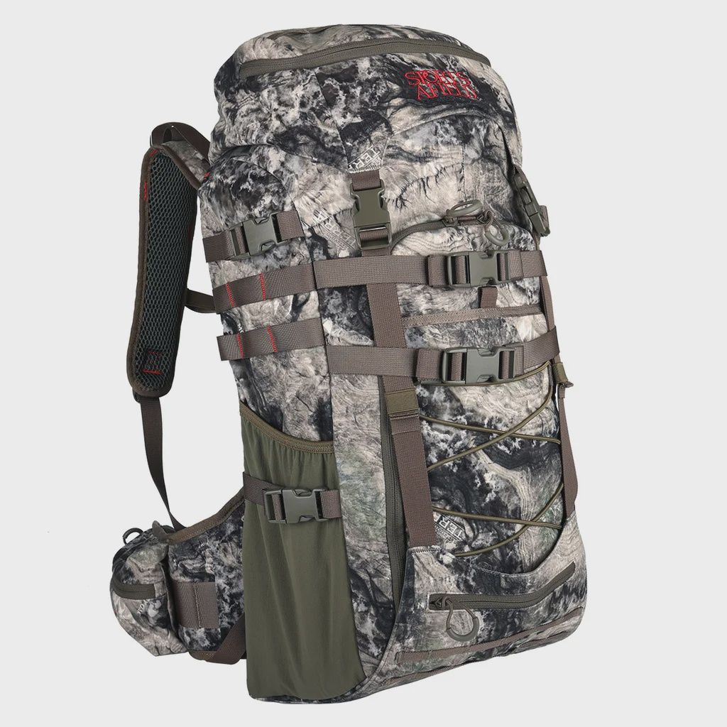 Sports Afield Hunting Day Pack With Mossy Oak Terry Coyote Camo - Retail $139.99