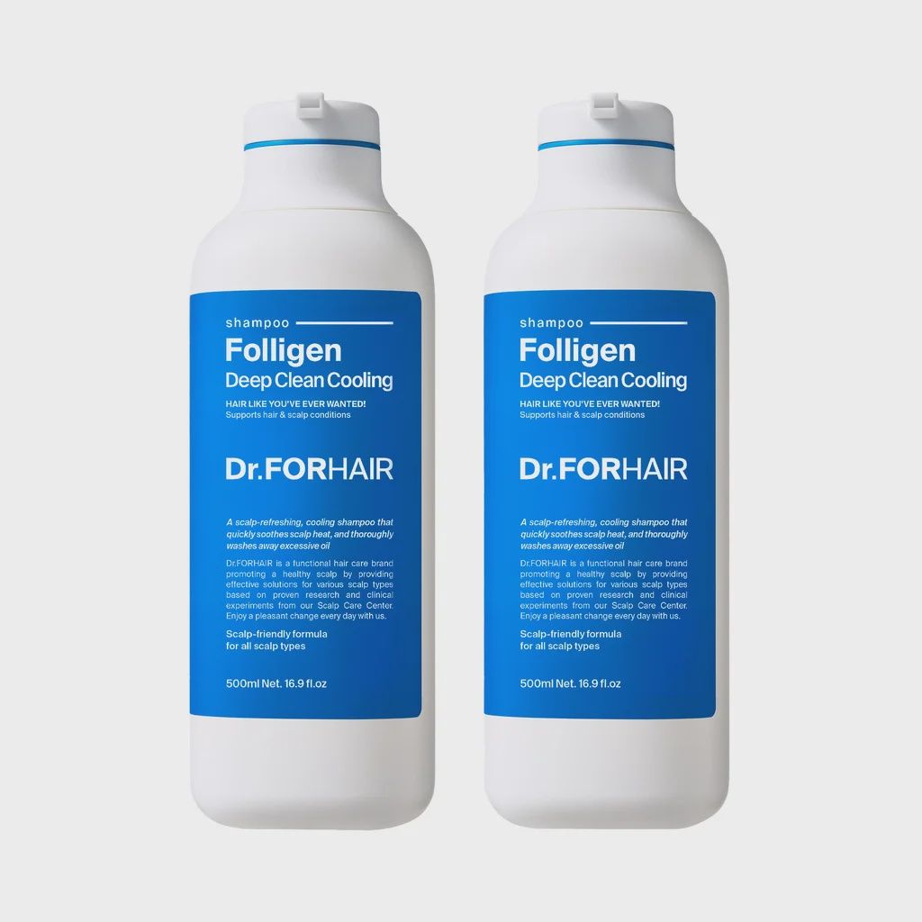 Dr.FORHAIR Folligen Deep Clean Cooling Shampoo, 16.9 fl oz - Retail $17.50