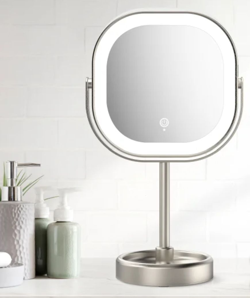 Conair LED Double-Sided 1x/10x Vanity Mirror - Retail $29.99, CONDITION: Like New