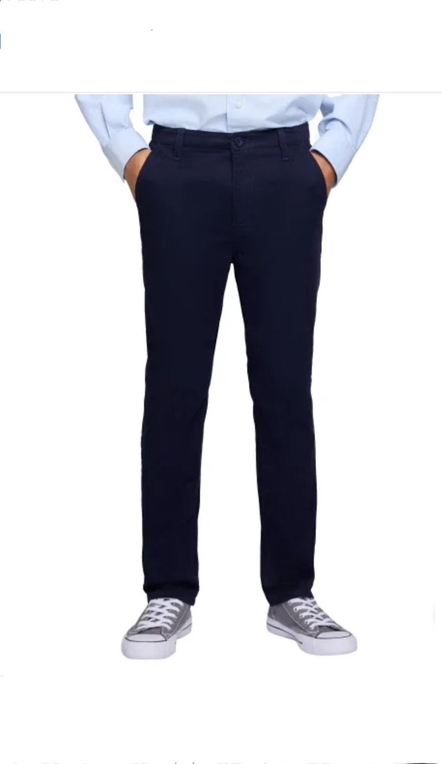 NWT Gap Boy&#39;s Twill Pants Navy Blue Sz XS(5/6), S(7/8), M(10/12), L(14/16) - Retail $12.95