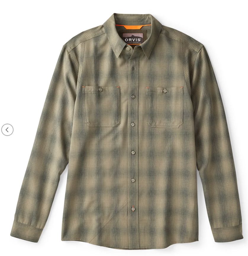Men’s Tech Chambray Long-Sleeve Work Shirt, Retail $110.