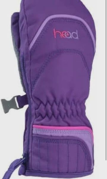 HEAD Junior Ski Mittens (Violet) - $18.99