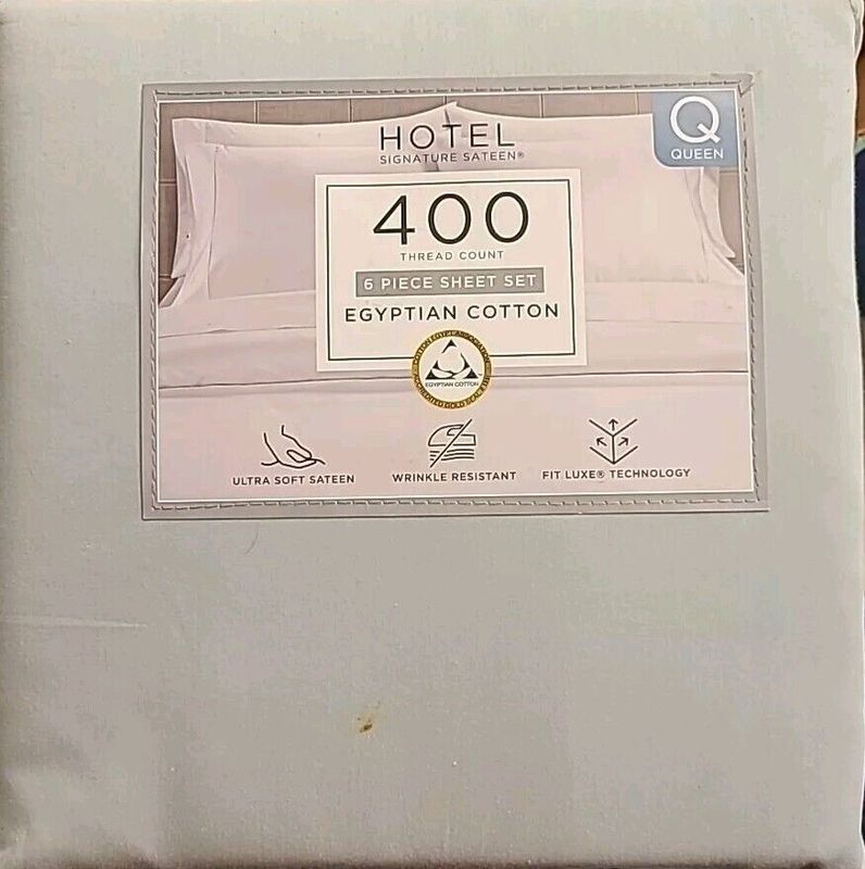 Hotel Signature Egyptian Cotton 400 Thread Count 6-piece Sheet Set - Retail $59.99
