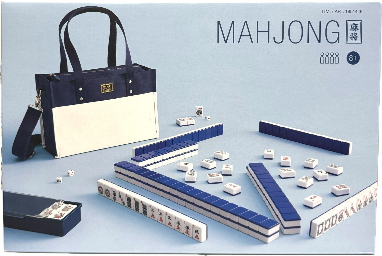 Mahjong Tile Set with Storage Tote - Retail $99.99
