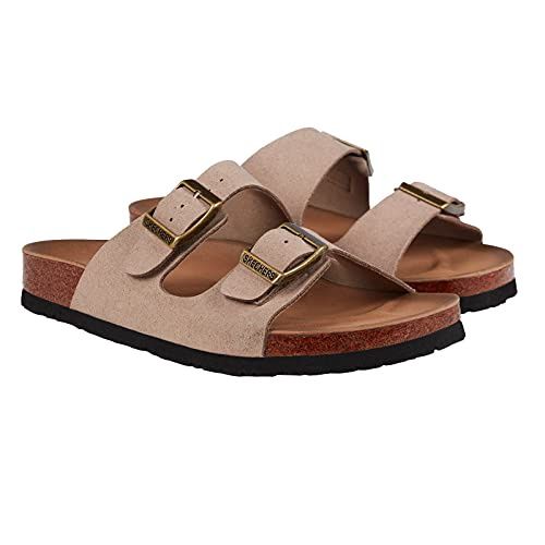 Skechers Women&#39;s Luxe Fresh Spirit Two Strap Granola Sandal Comfort Footbed - Retail $19.99