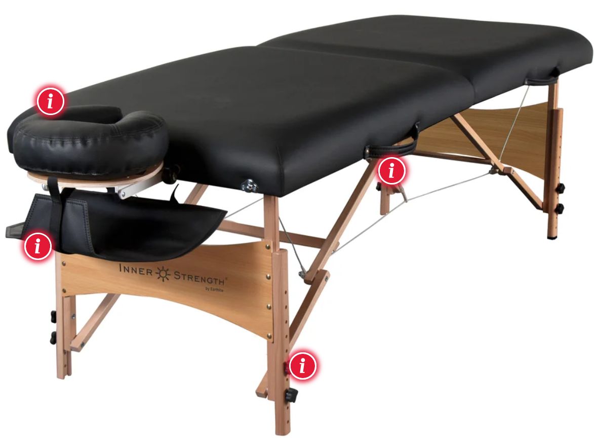 Inner Strength Sycamore Portable Massage Table Package by Earthlite - Retail $209.99