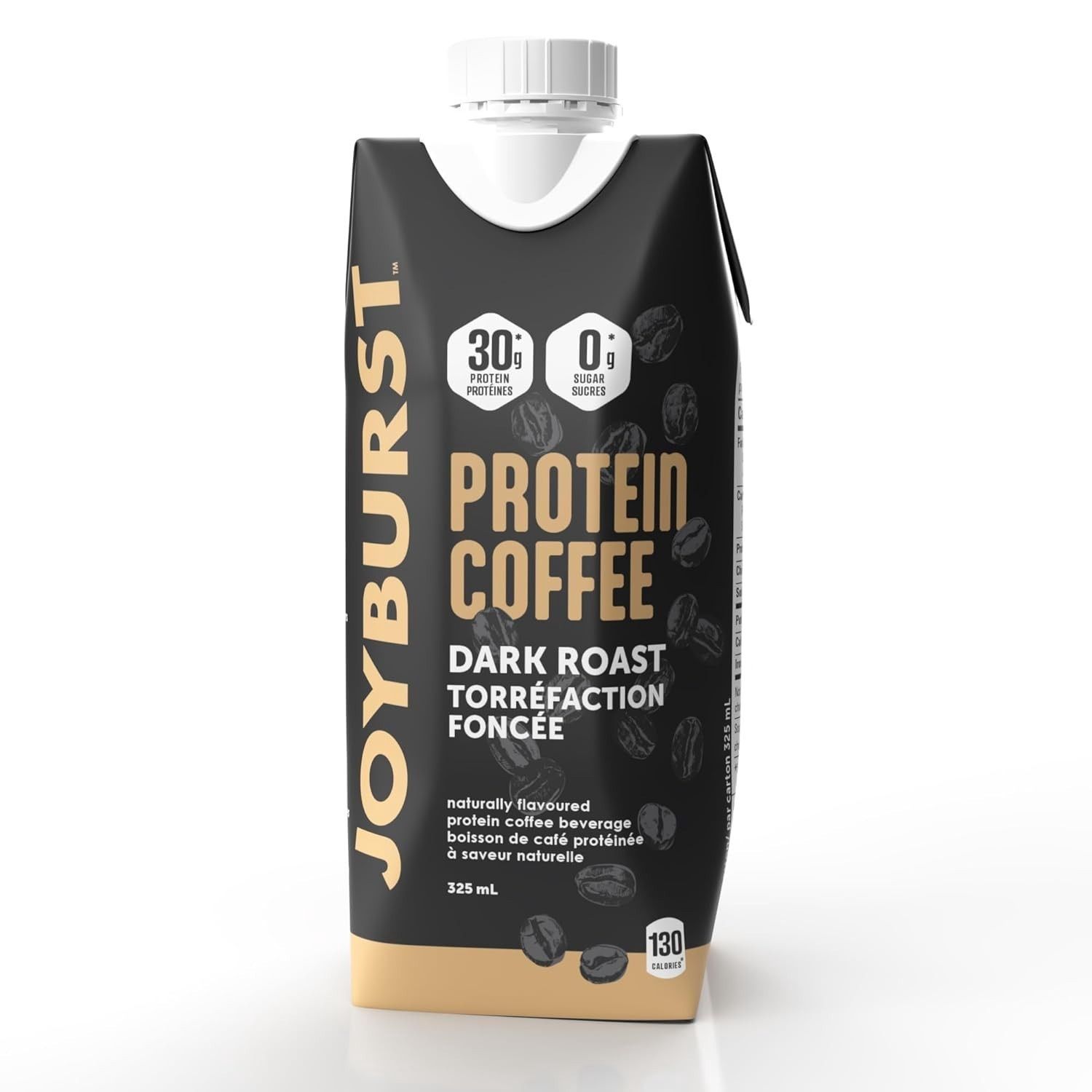 Joyburst Protein Coffee Beverage Dark Roast (1 Tetras) - 0 Sugar, 30g - Retail $2.67