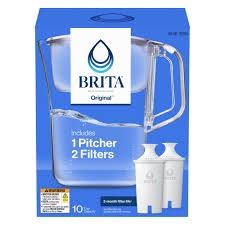 Brita Champlain Water Filter Pitcher, 10 Cup with 2 Filters - Retail $33.99