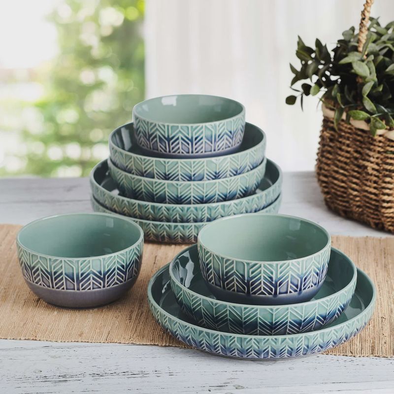 Mikasa Osborne 9-piece Stoneware Bowl Set - RETAIL $64.99
